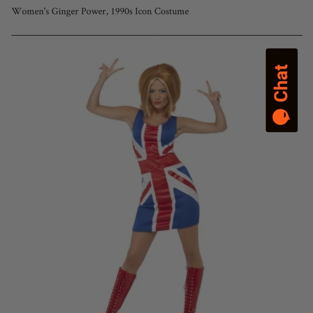 Ginger Spice Costume